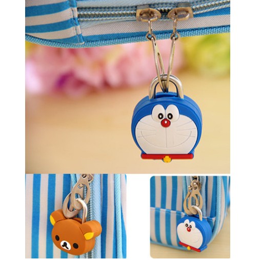 (RESTOCK) Ổ KHOÁ MINI HOẠT HÌNH CUTE kèm 2 chìa khoá BUKAO