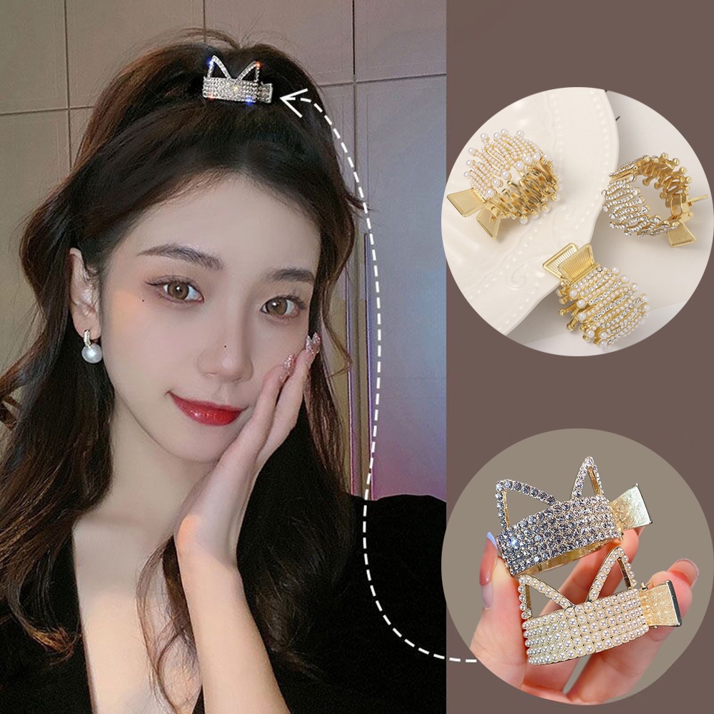 Kẹp TóC HìNh Vương MiệN ĐíNh Kim Cương Giả LấP LáNh ThờI Trang Cho Nữ