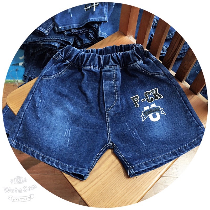 Quần bò ngố_ đùi nam size 12-35kg