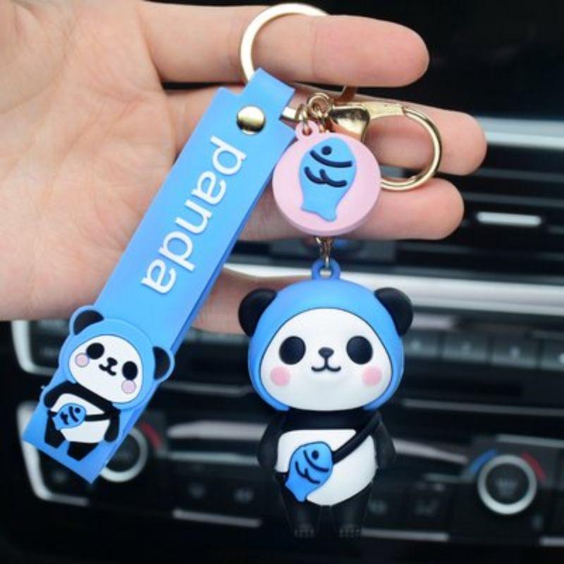 PVN49392 Móc khóa gấu trúc đeo túi trái cây dễ thương Giá Rẻ