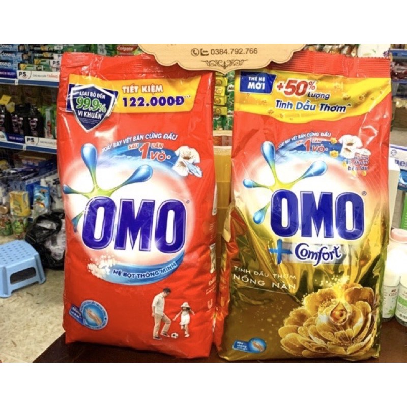 Bột Giặt Tay Omo 6kg/5,5kg Hương Comfort