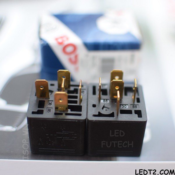 [LEDT2 ISOP] Relay (Rơ le) Bosch điện thế 12V [Số lượng: 1 Cái]