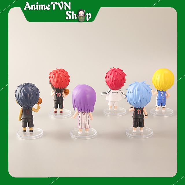 (Có lẻ) Set Combo 18 Mô hình Anime/Manga Kuroko no Basket (Tuyển thủ vô hình) Phong cách chi bi Siêu xinh (Mẫu lớn nhỏ)