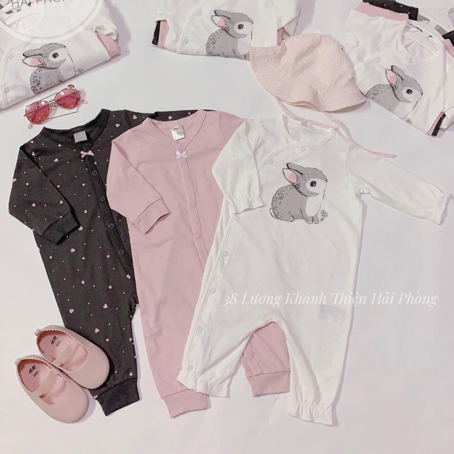 Set 3 body thỏ bé gái