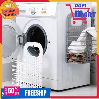 Giỏ nhựa đựng đồ treo tường gấp gọn