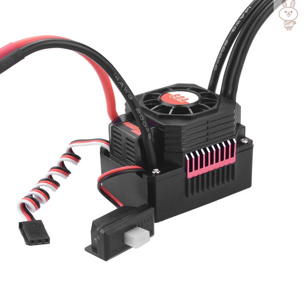 Bộ Điều Khiển Tốc Độ Không Chổi Than Ol Surpass Hobby 80a Esc Chống Thấm Nước Cho Xe Hơi / Xe Tải Điều Khiển Từ Xa Tỉ Lệ 1: 10