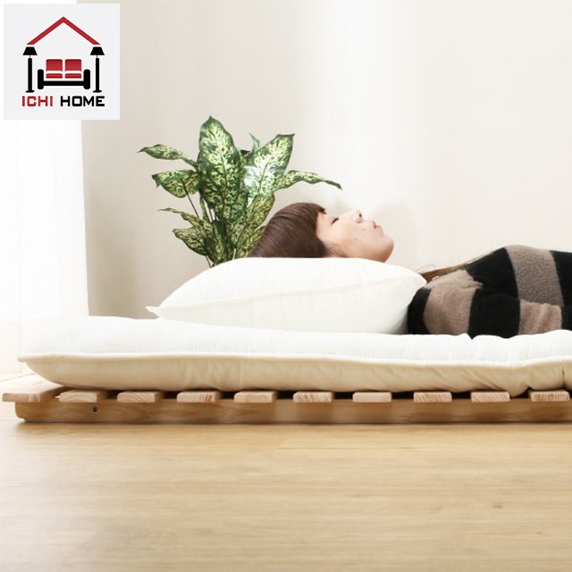 Combo giường nệm gối Nhật - Hàng cao cấp xuất Nhật