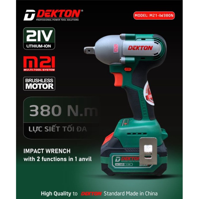 MÁY BULONG DEKTON M21-IW380N