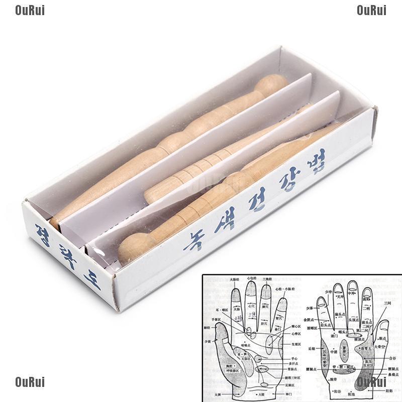 Bộ 3 Thanh Gỗ Mát Xa Chân Chuyên Dùng