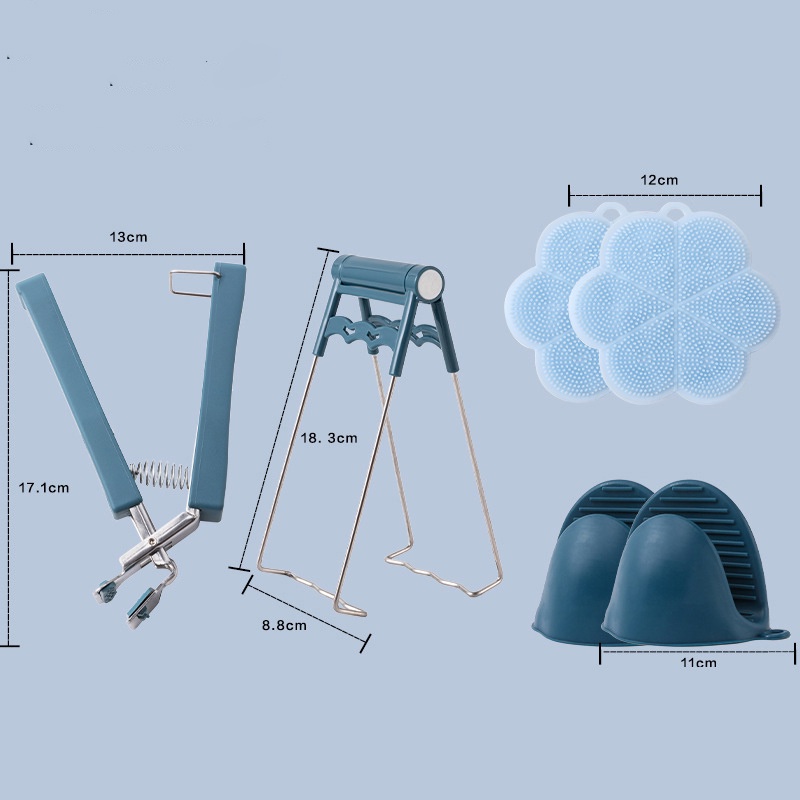 Bộ Dụng cụ bắt bếp 6 MÓN chống nóng , lấy đồ tiện lợi khi nấu ăn