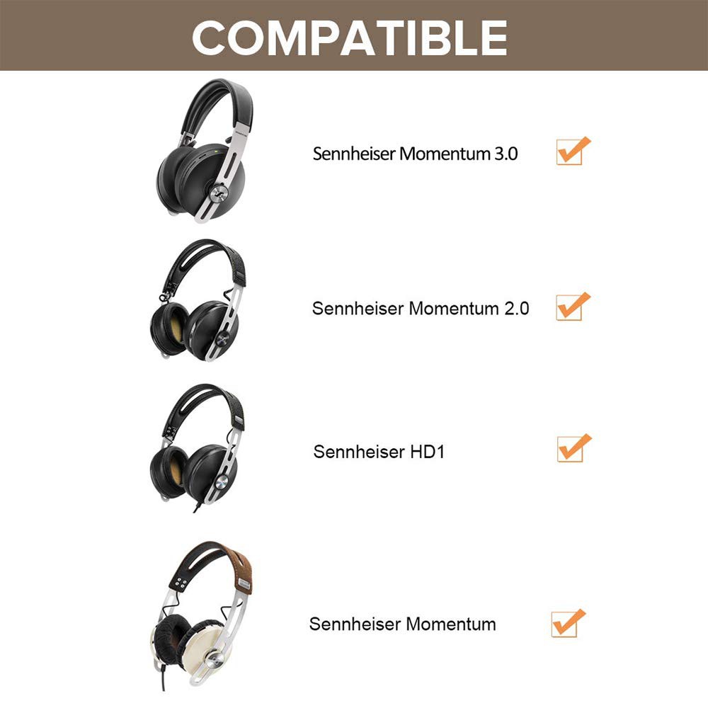 Cáp Âm Thanh AUX Cho Sennheiser Momentum 4.0 2.0 3.0 1.0 / HD4.40BT / HD4.50BT / HD4.30i / HD4.30G Dây Thay Thế Tai Nghe Có Mic 3.5mm Đến 2.5mm