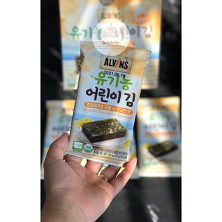 Rong biển ăn dặm hữu cơ Alvins bổ sung Canxi cho bé