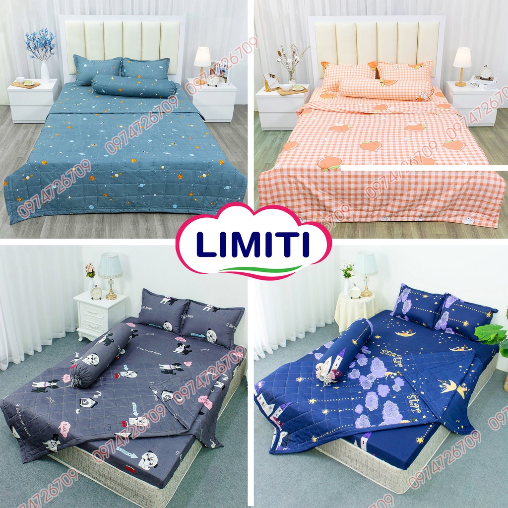 Bộ Chăn Hè Thu Trần Bông Kèm Ga Gối  Poly Cotton Mẫu PIKACHU VÀNG