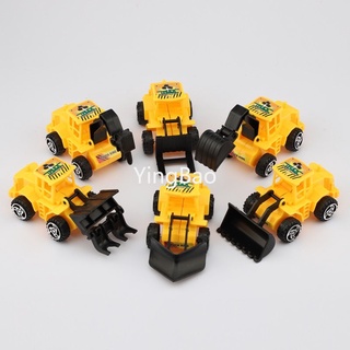 Set 11 Đồ trang trí Xe Xúc Đất Đồ Chơi Cho Bé