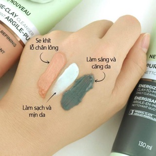 [Bill Pháp] Sữa rửa mặt đất sét L'OREAL PURE CLAY Exfoliate Refine 150ml