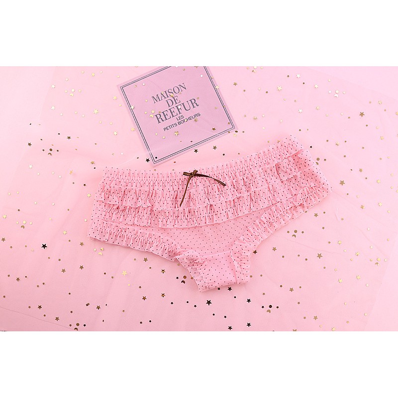 Quần lót ren xếp tầng freesize siêu sexy quyến rũ đáng yêu LAVENUSA QL79