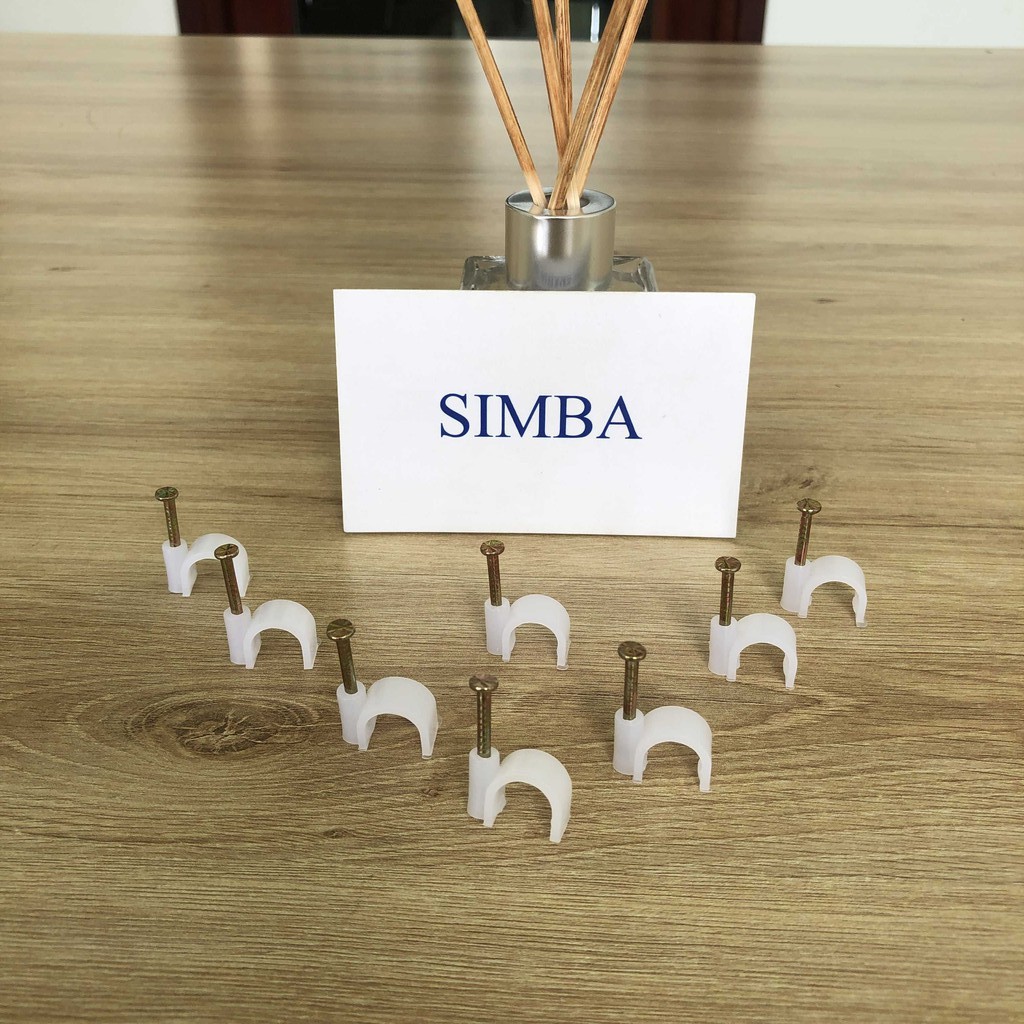 Bộ 80 Đinh Móc 10mm- Móc đóng ống dây điện, Kẹp Giữ Cố Định Dây Cáp Điện Sắp Xếp Gọn Gàng Đa Năng Tiện Dụng