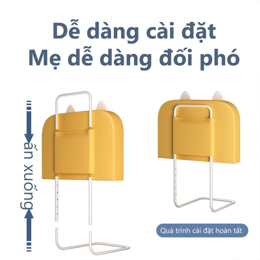 Túi mềm lan can hàng rào giường chống té ngã bảo vệ an toàn bé 👍 FREESHIP ♥️ Tấm xốp mềm chắn giường mới 2023