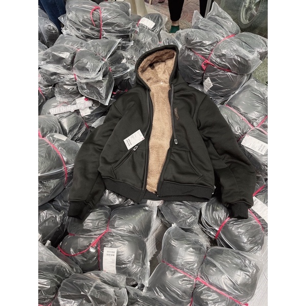 Áo khoác nỉ hoodies lót lông full áo siêu ấm