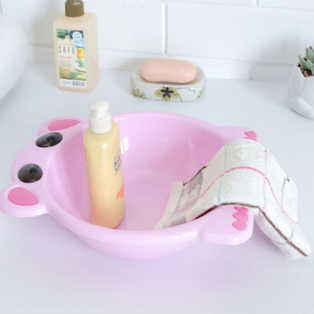 Chậu Nhựa Rửa Mặt Cho Bé ( Đường kính 28cm )