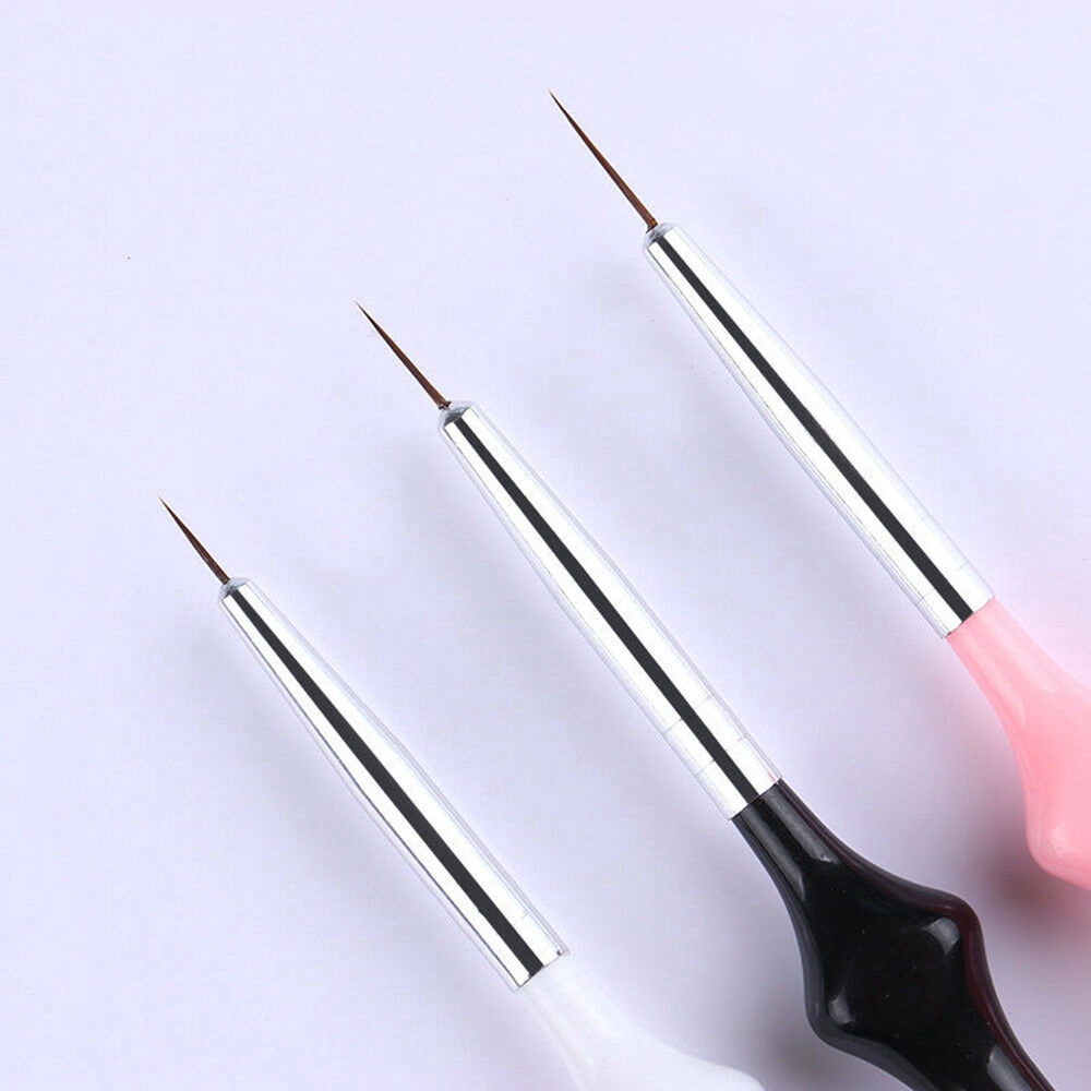 [Hàng mới về] Set 3 cọ vẽ trang trí móng chuyên nghiệp