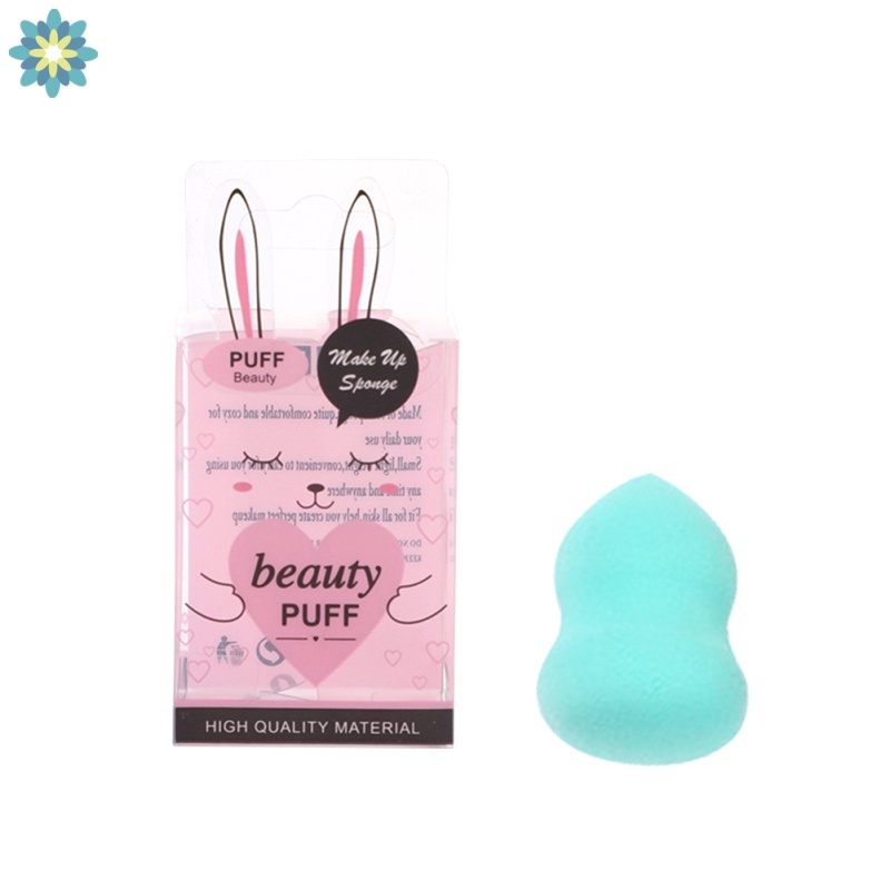 [Hàng mới về] Mút trang điểm hình quả trứng tán kem nền có hộp đựng tiện lợi