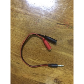 Jack chia audio 1 ra 2 có MIC và Phone