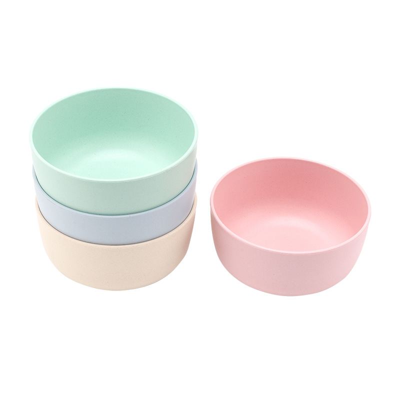 [in stock] [free shipping] complementary food bowl, eating bowl, environmental protection food bowl, bamboo fiber, children's throwing resistant baby snack, salad bowl, canteen, household