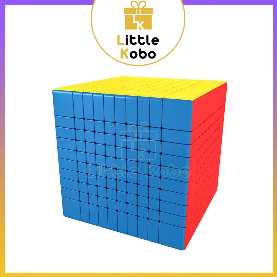 Rubik 10x10 Stickerless MoYu MeiLong MFJS Rubic 10 Tầng Đồ Chơi Trí Tuệ