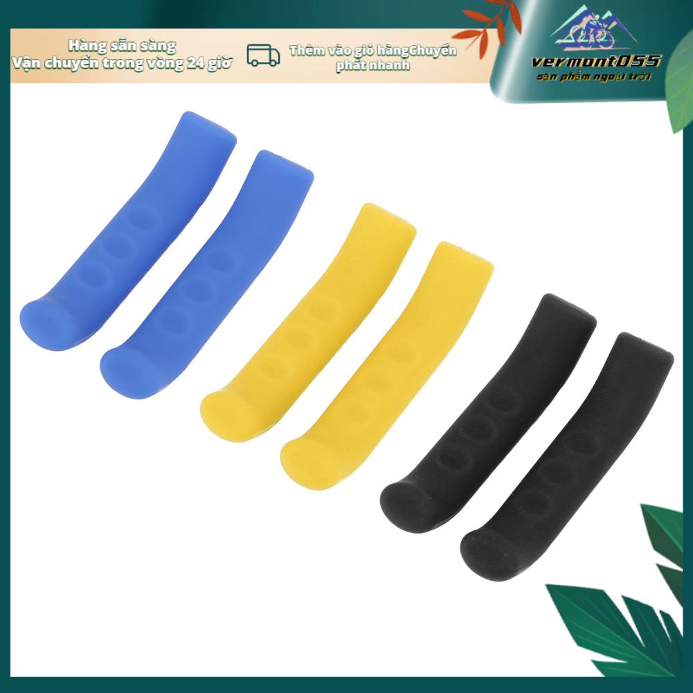 Vermont055 Đòn bẩy phanh dành cho xe đạp Tay cầm bằng silicone công thái học nắm Xe leo núi