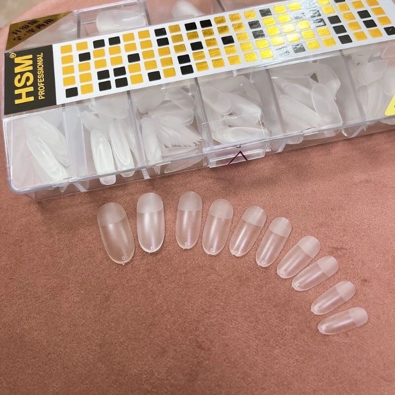 Móng úp HSM phom tròn nhám - Cheap nail