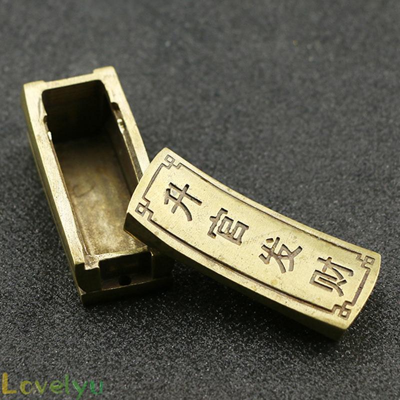 Đồ Trang Trí Thủ Công Hình Quan Tài Nhỏ Bằng Đồng Thau