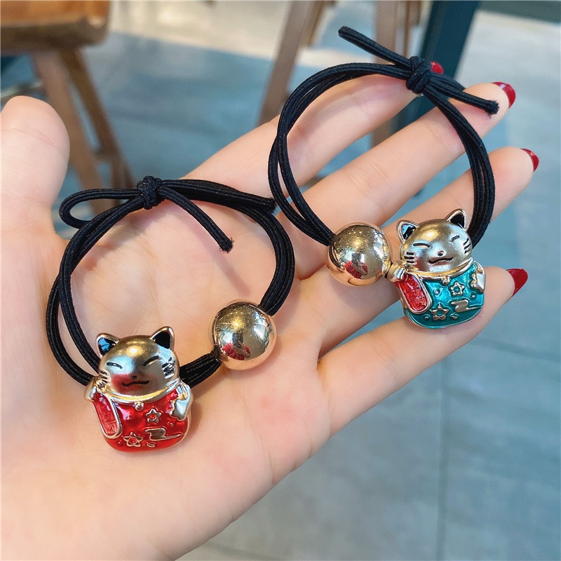 Chun buộc tóc mèo thần tài đẹp cho mẹ và bé phong cách hàn quốc cute Shop movava