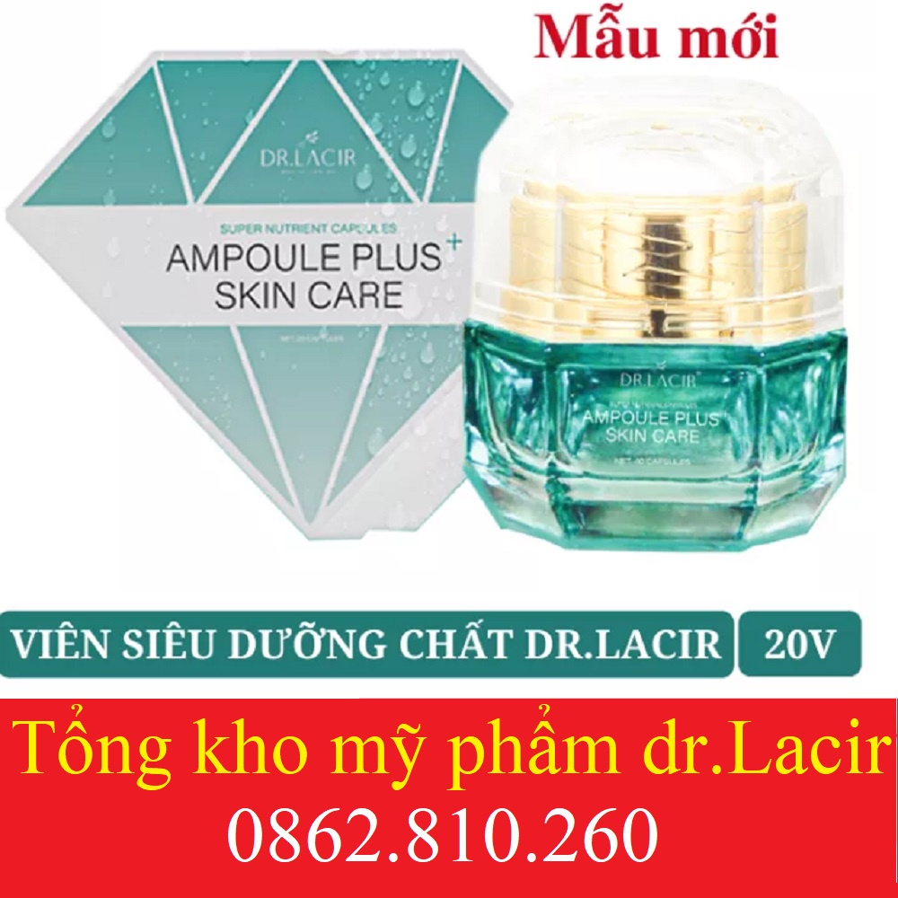 Viên Siêu Dưỡng Chất Drlacir DR LACIR ,Hộp 20 viên,Cải thiện làn da, cung cấp dưỡng chất phục hồi SUPER NUTRIENT CAPSULE