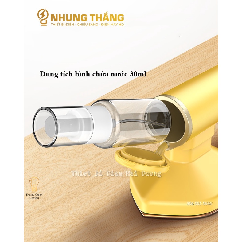 Bàn Là Hơi Nước Cầm Tay LM-2005A - Bàn Ủi Mini Bằng Titan 33W - Có Thể Ủi Khô Và Ướt Tiện Lợi - Bảo Hành 1 năm -Có Video