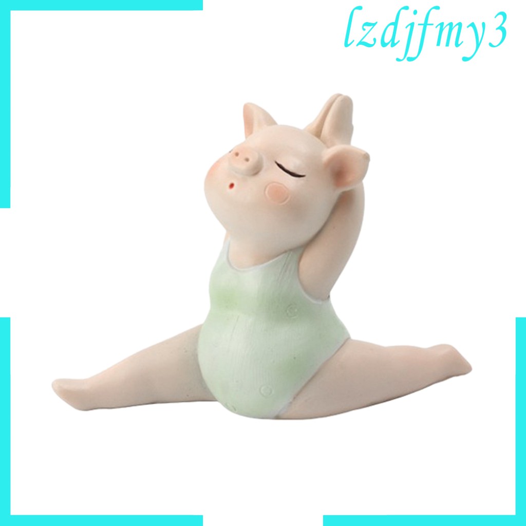 Tượng Heo Trang Trí Tập Yoga Đáng Yêu