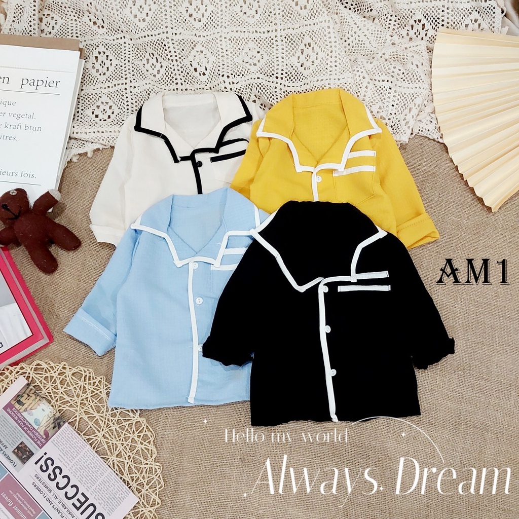 (8-20kg) Đồ bộ cho bé quần áo pijama QATE764 - đồ bộ bé trai và đồ bộ bé gái dài tay TB72