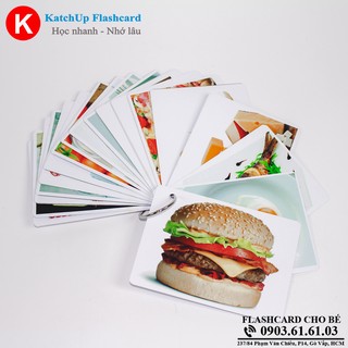 Flashcard tiếng Anh cho bé KatchUp - Thức ăn