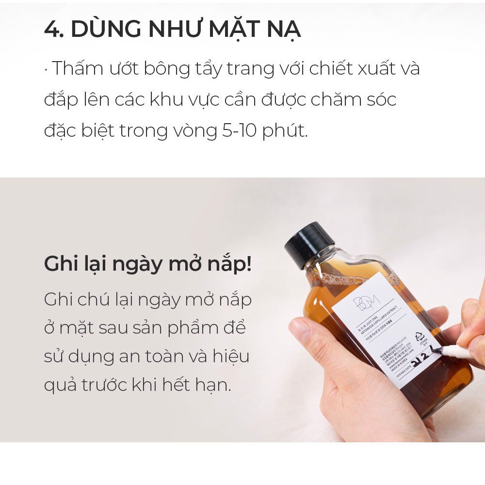 [Mã SR11JUNE5 giảm 20K đơn 50K] Nước Thần B.O.M Just One Chiết Xuất Diếp Cá 150ml