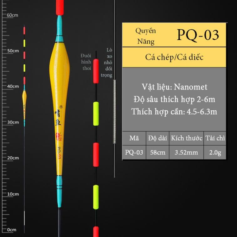 Phao câu đài Cao Cấp HỐ ĐẤU , chuyên săn hàng , chất liệu Nano , nổi tự do trong nước mà không cần chì ( đồ câu CoYe )