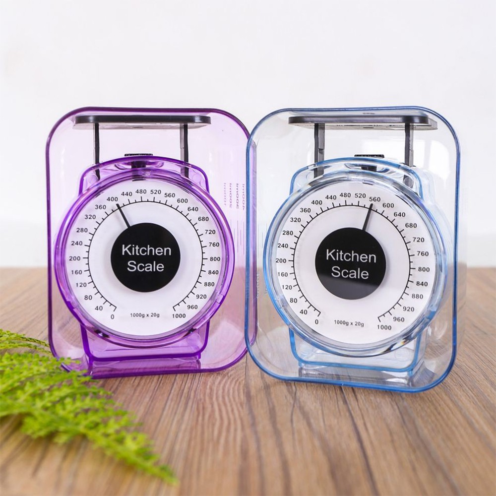 Cân Đồng Hồ Cơ Chính Xác 1kg x 20Gram GT3 - Đong Bột Làm Bánh - Có Khay Nhà Bếp Mini