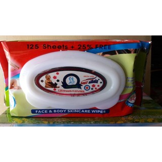 Compo 12 bịch khăn ướt Alibaba 125 tờ