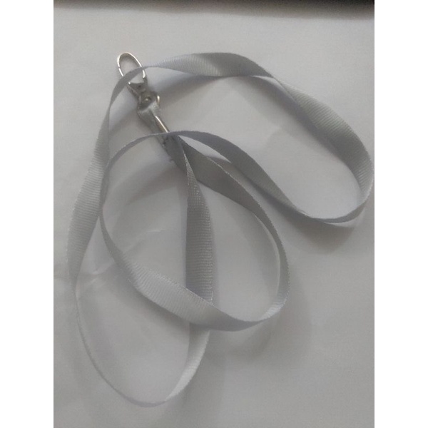 Dây đeo thẻ lụa 1cm móc giọt lệ