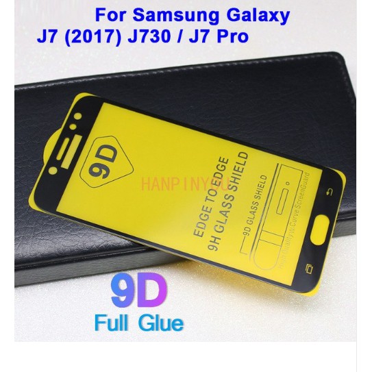 Kính Cường Lực Samsung J7 pro / J730 Full Keo,Full Màn Hình 9D Thế hệ mới tặng keo chống hở mép