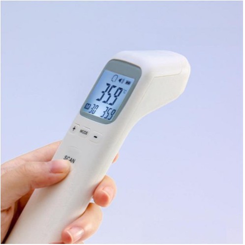 Máy Nhiệt Kế Đo Trán Hồng Ngoại Điện Tử Infrared Thermometer - BẢO HÀNH CHÍNH HÃNG