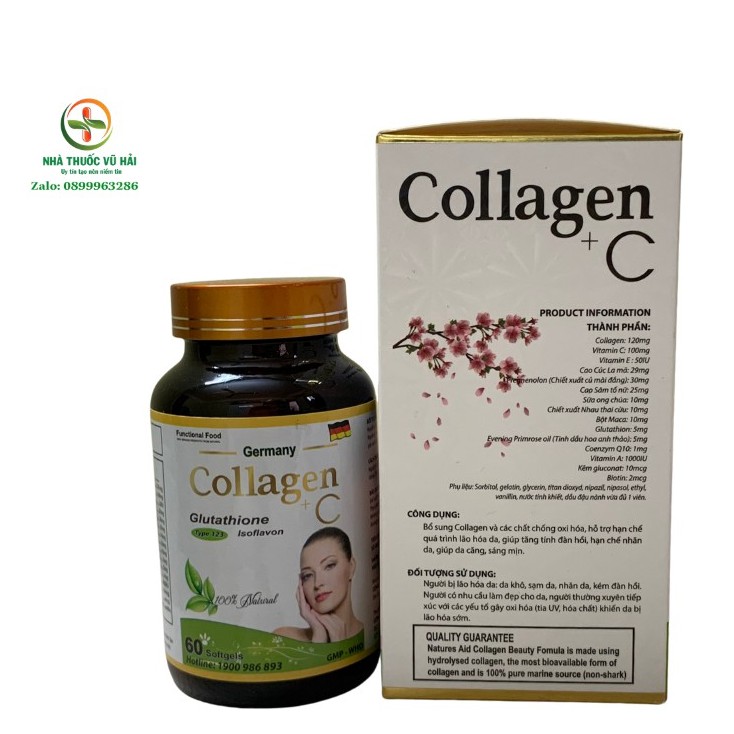 COLLAGEN +C giúp làm đẹp ,tăng cường nội tiết tố . | Thế Giới Skin Care