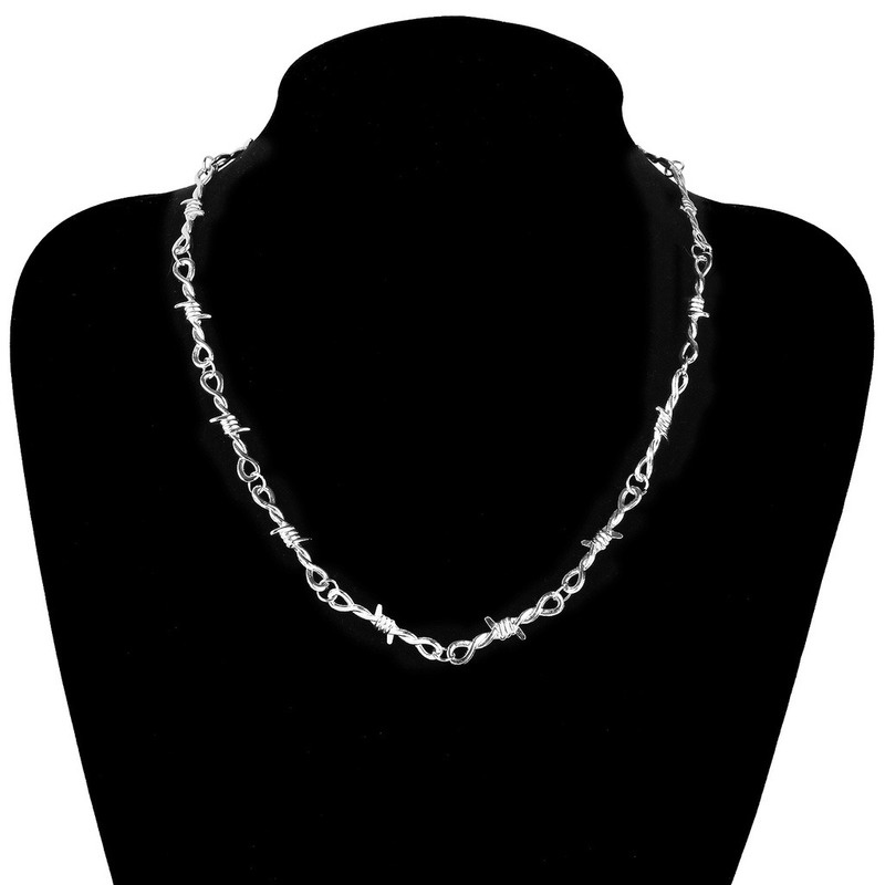 Vòng Cổ Choker Dây Gai Nhỏ Phong Cách Punk Hiphop Gothic Punk Làm Quà Tặng Lễ Tình Nhân Cho Nam Và Nữ