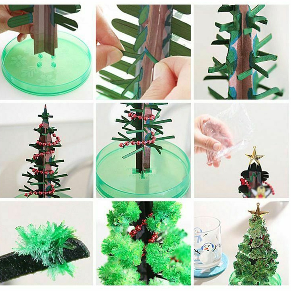 Đồ chơi cây thông giáng sinh mini DIY vui nhộn độc đáo dành cho người lớn và trẻ em