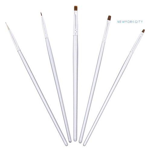 Set 5 Cọ Vẽ Trang Trí Móng Tay Nghệ Thuật Chuyên Nghiệp Chất Lượng Cao