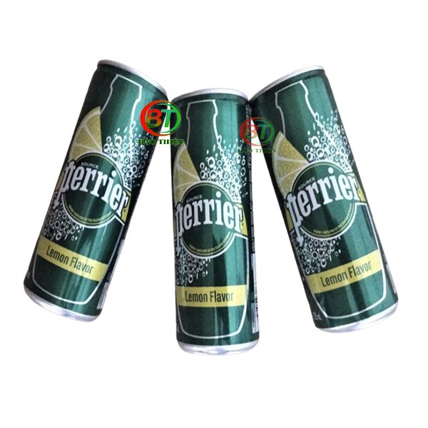 Nước giải khát sản xuất từ nước khoáng Perrier (nhiều vị) lon 250ml